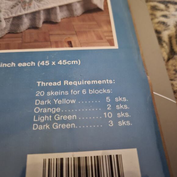 WonderArt Quilt Blocks SNOWFLOWER  18"x18" (17x17 Finished) -Set of 6 - Picture 3 of 4